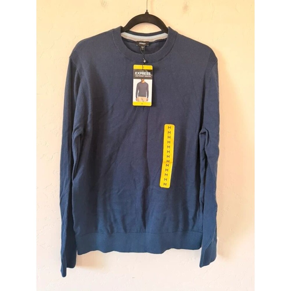Express NEW Navy Blue Crewneck Size M